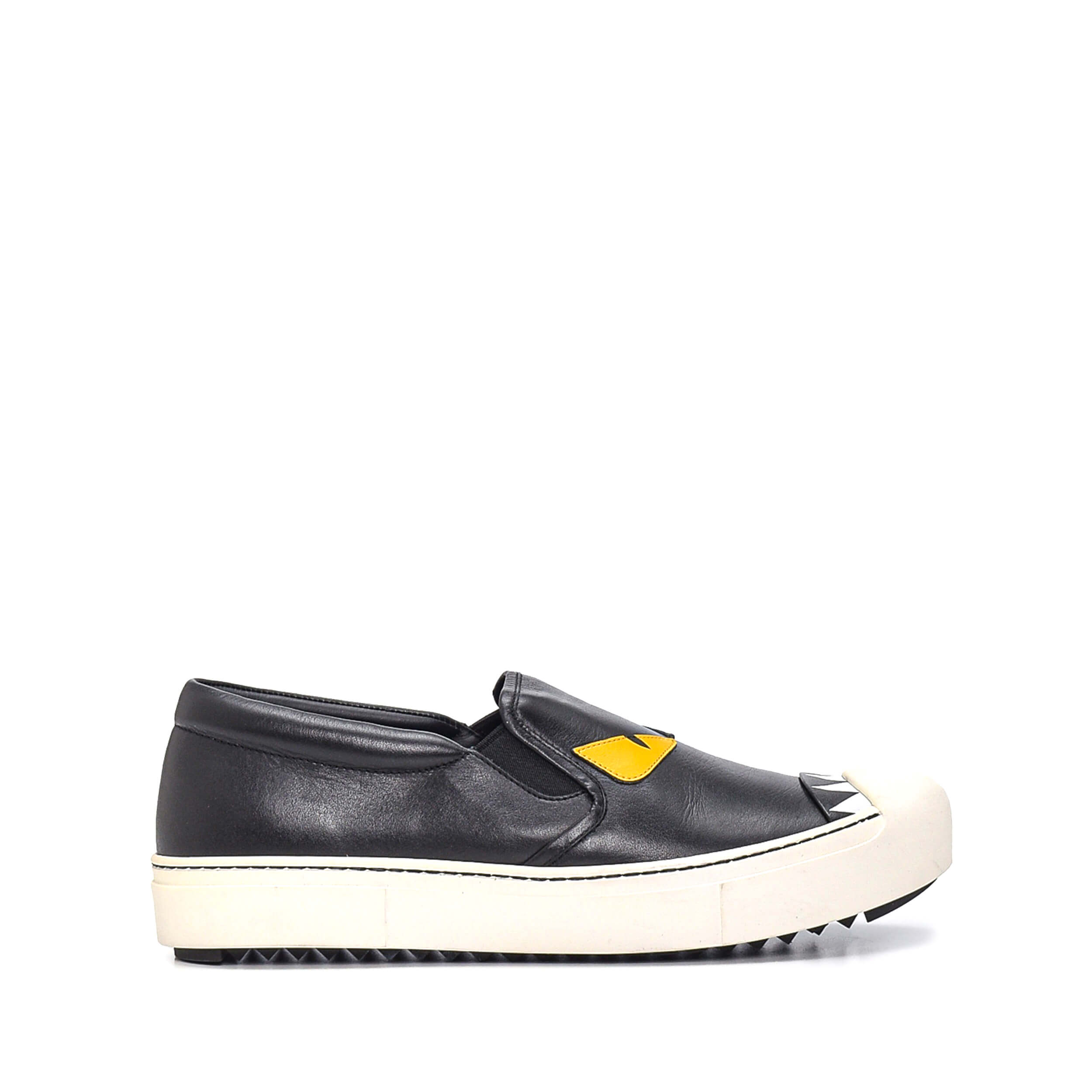 Fendi - Monster Leather Loafer